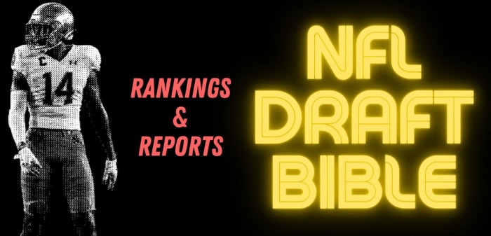 Every college football player for the 2022 NFL Draft rankings and draft profiles with complete scouting reports for each NFL Draft prospect.